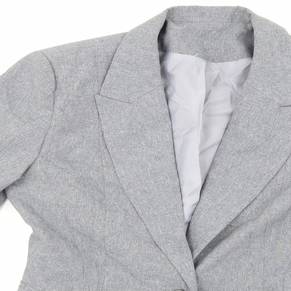 NL Collection Womens Grey   Jacket Suit Jacket Size 12