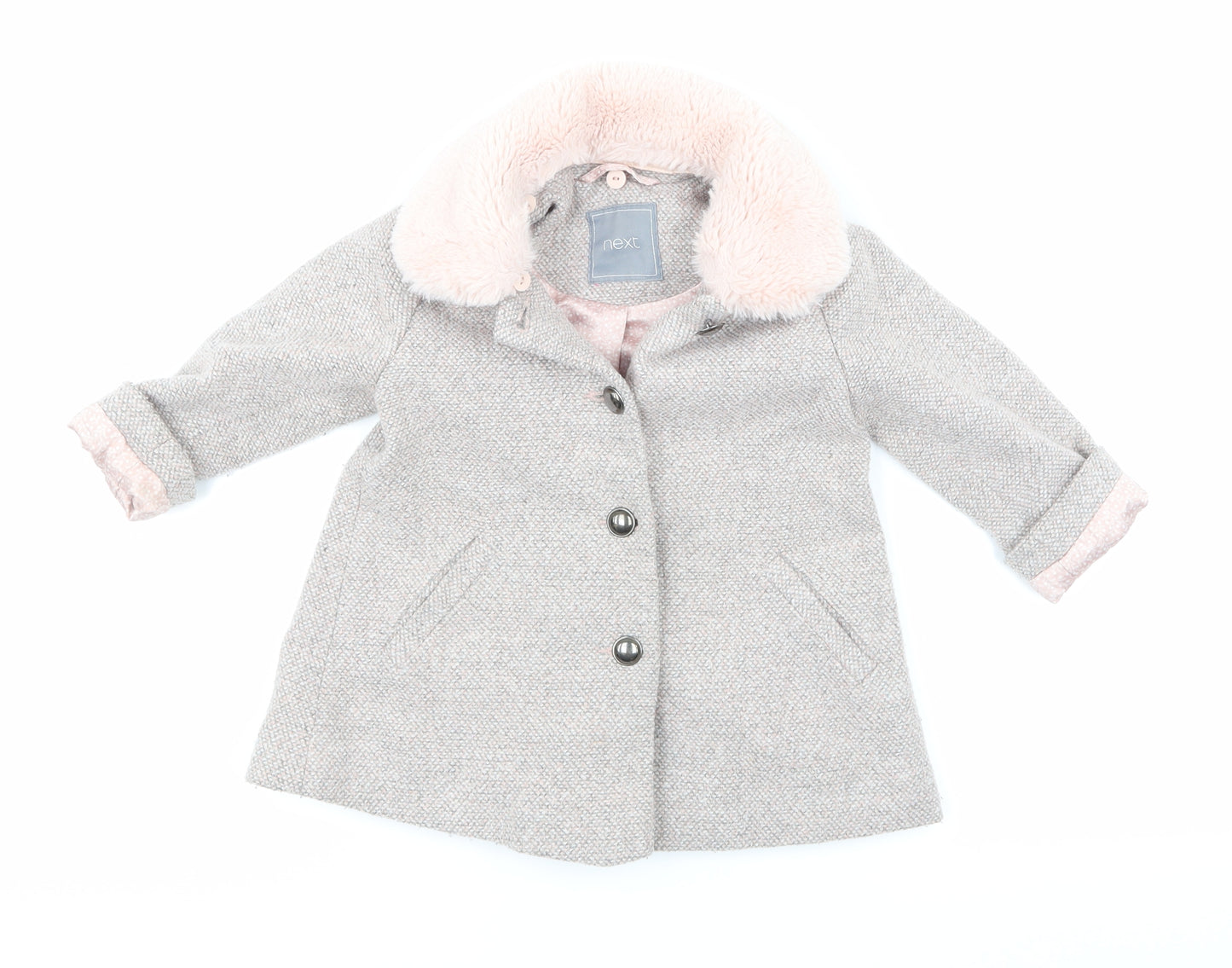 Marks and Spencer Girls Pink   Jacket Coat Size 18-24 Months