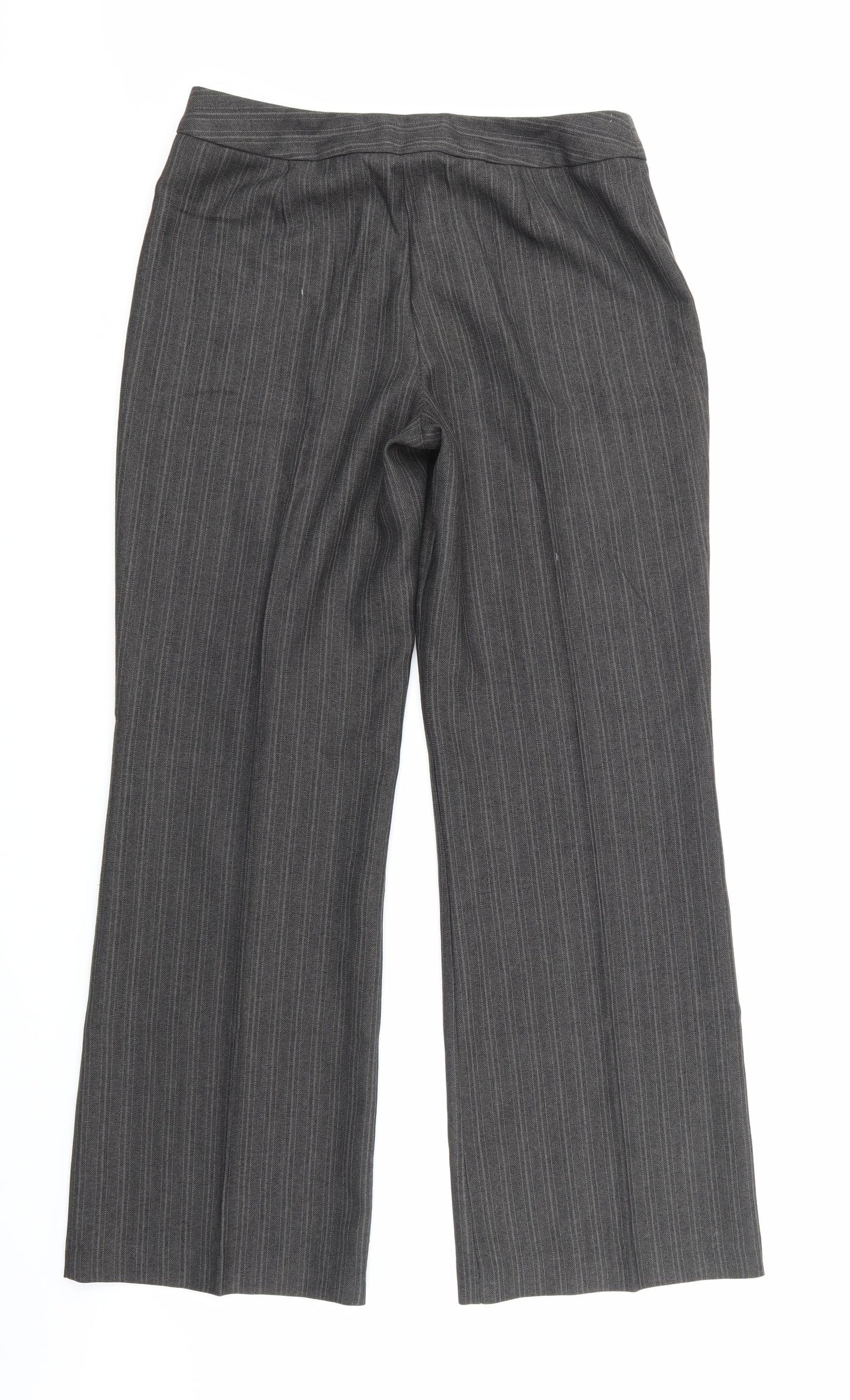 Marks and Spencer Womens Grey   Trousers  Size 10 L29 in