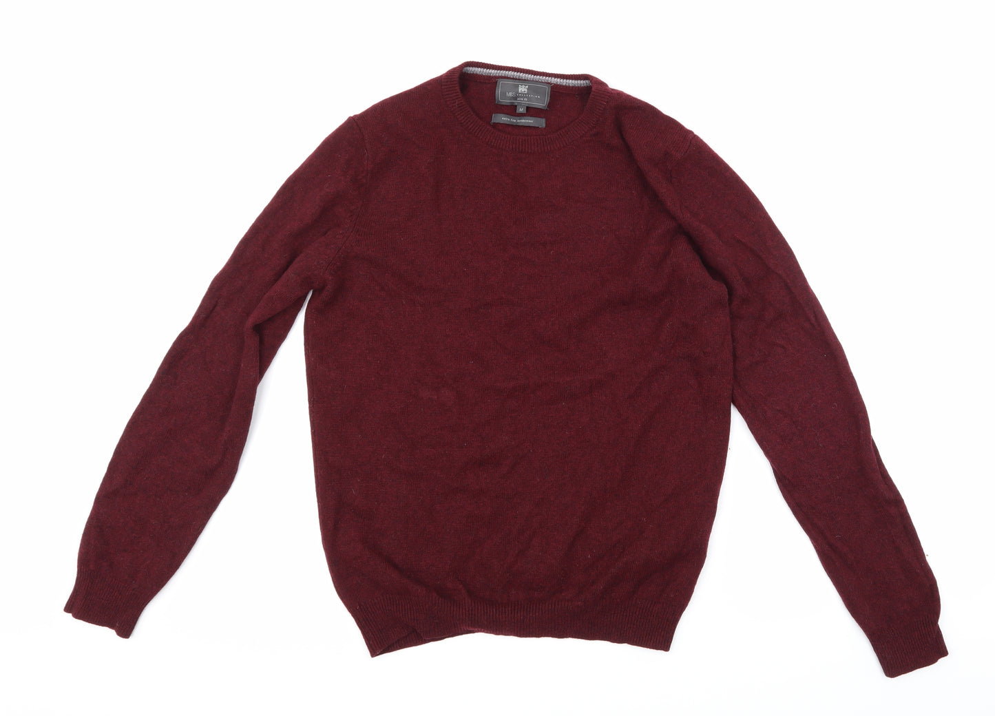 Marks and Spencer Mens Purple  Knit Pullover Jumper Size M