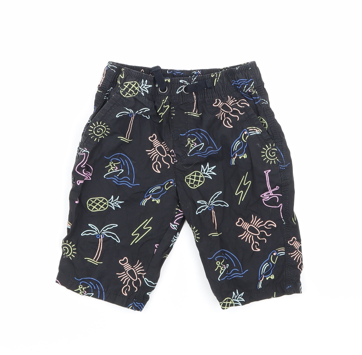 TU Boys Black   Chino Shorts Size 5 Years - Swim