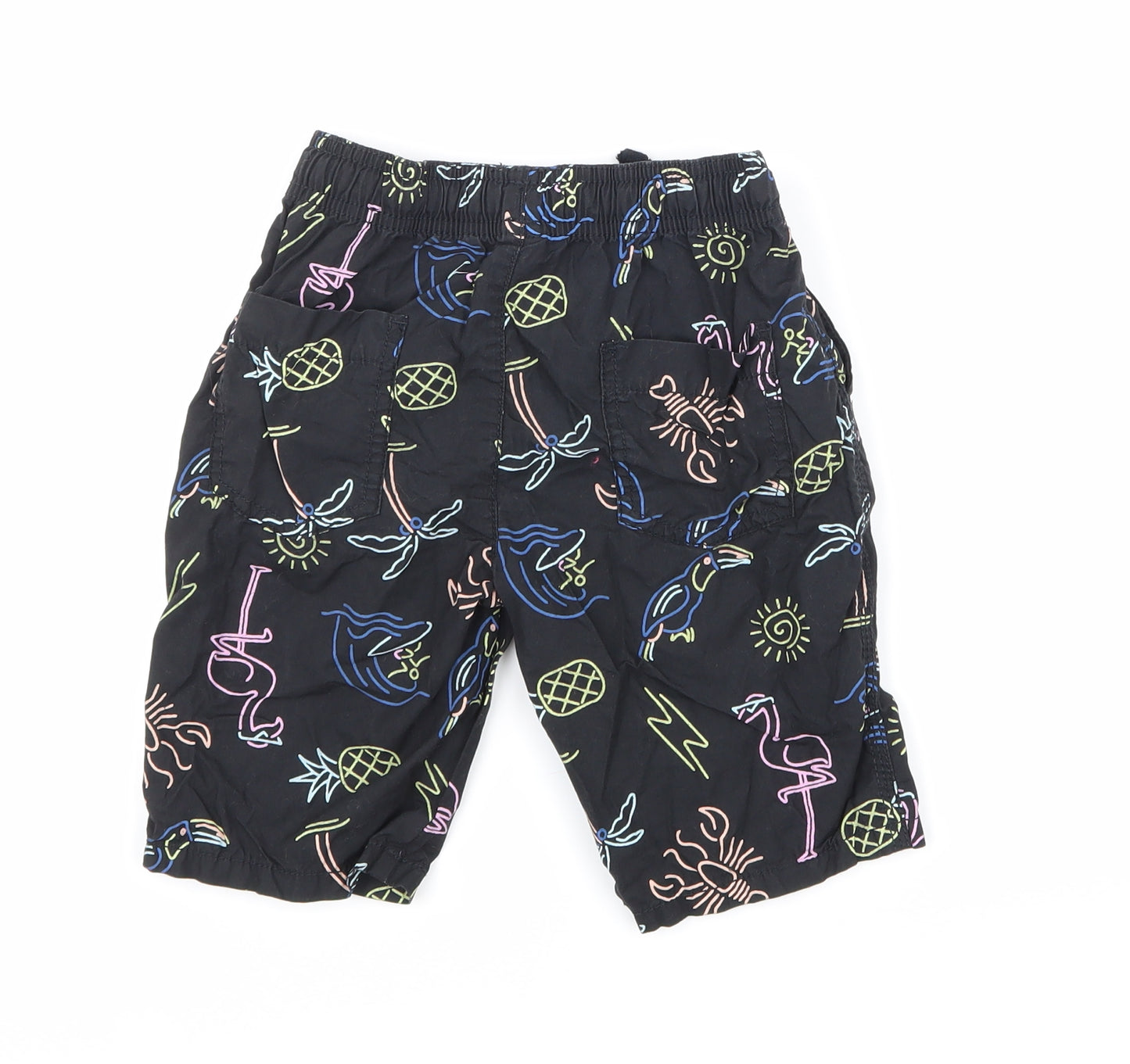 TU Boys Black   Chino Shorts Size 5 Years - Swim