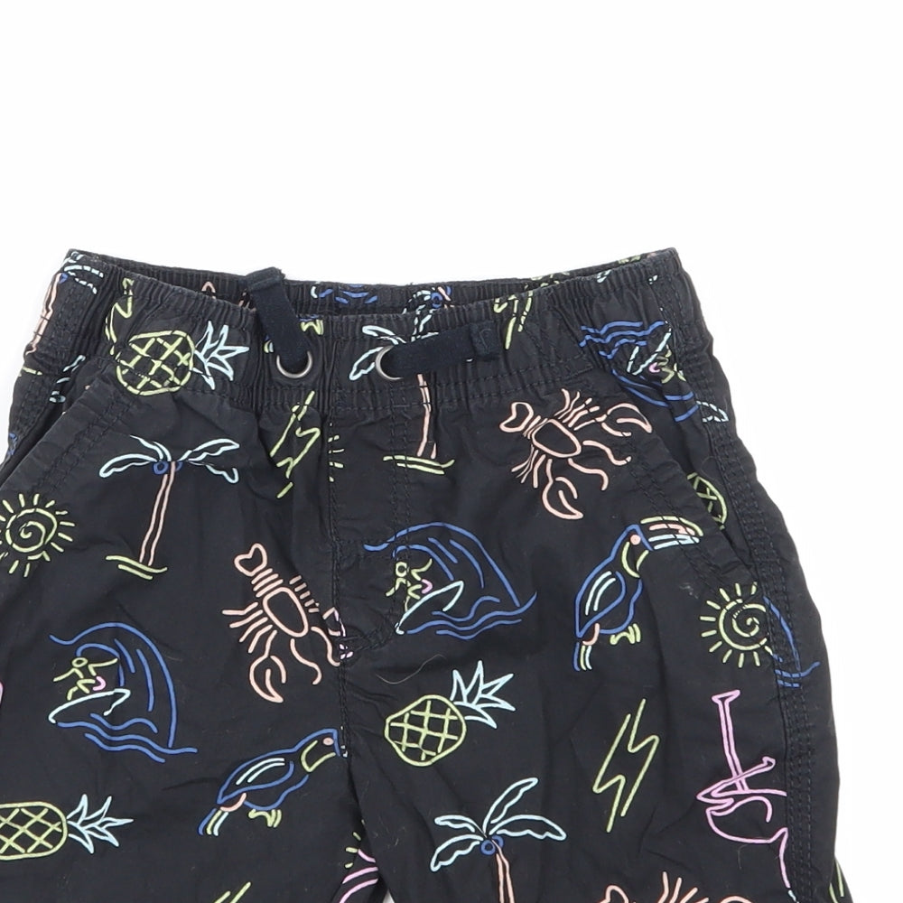 TU Boys Black   Chino Shorts Size 5 Years - Swim