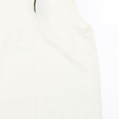New Look Womens White   Basic Tank Size 10