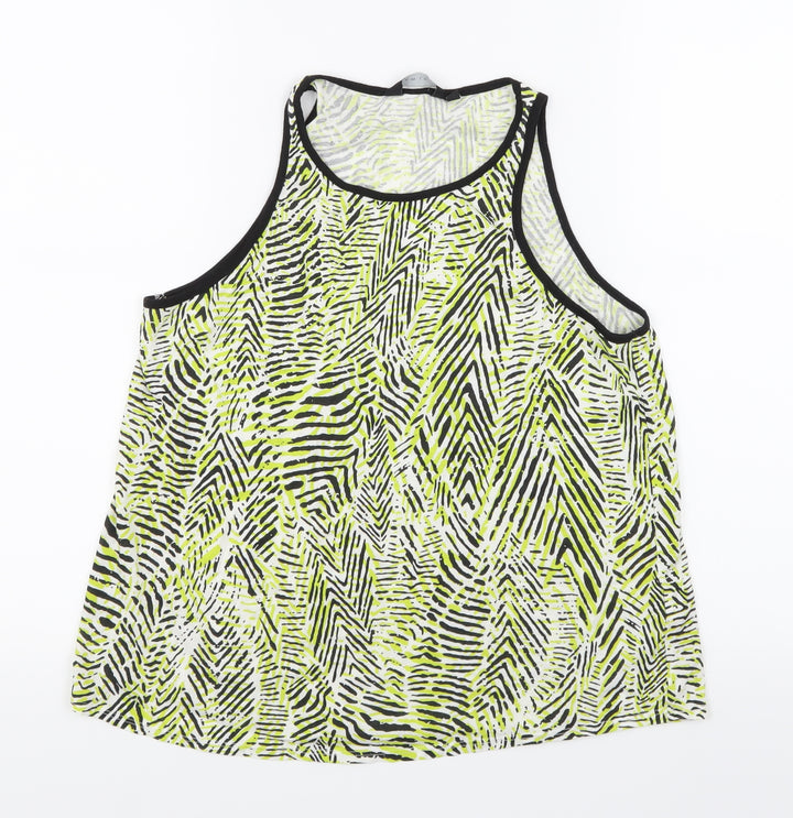 New Look Womens Green   Basic Tank Size 12