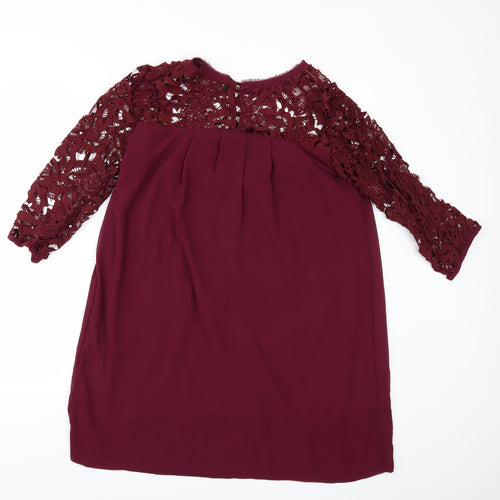 Missguided Womens Red   A-Line  Size 8