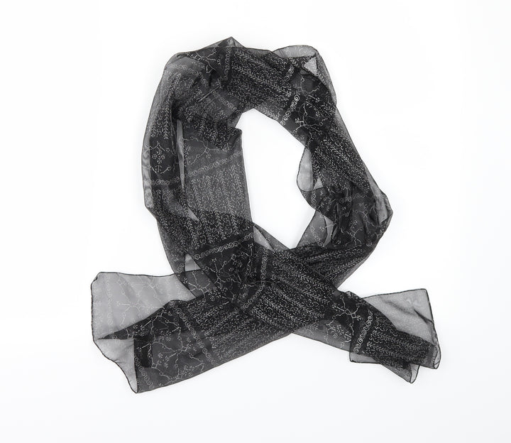 Tie Rack Womens Black Geometric   Scarf
