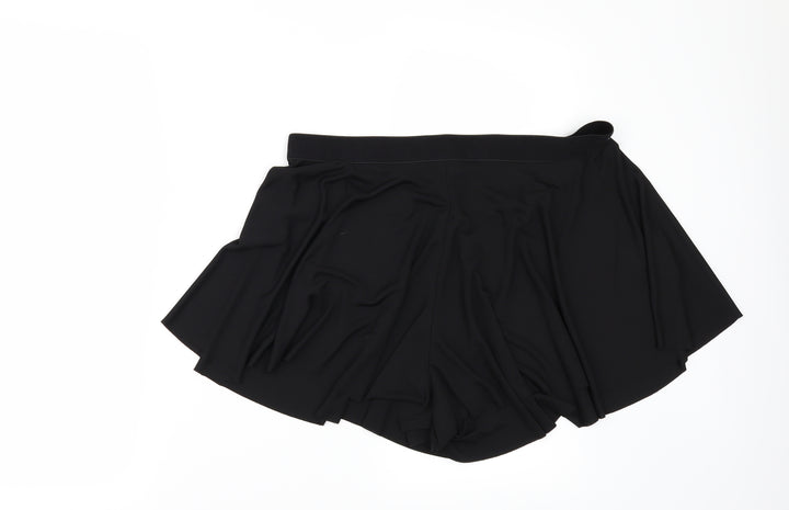 H&M Womens Black Paperbag Shorts Size L