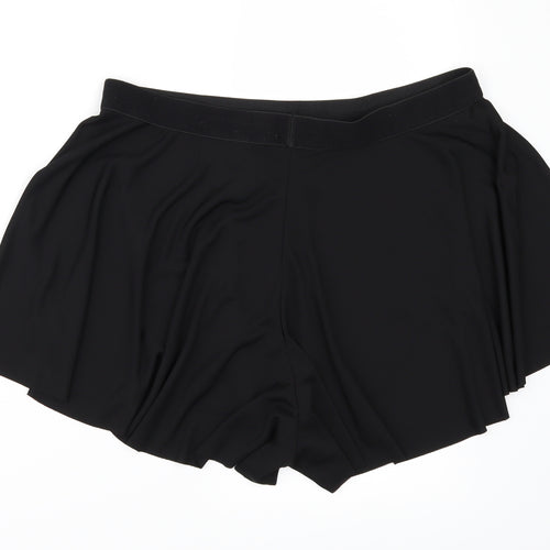 H&M Womens Black   Paperbag Shorts Size L