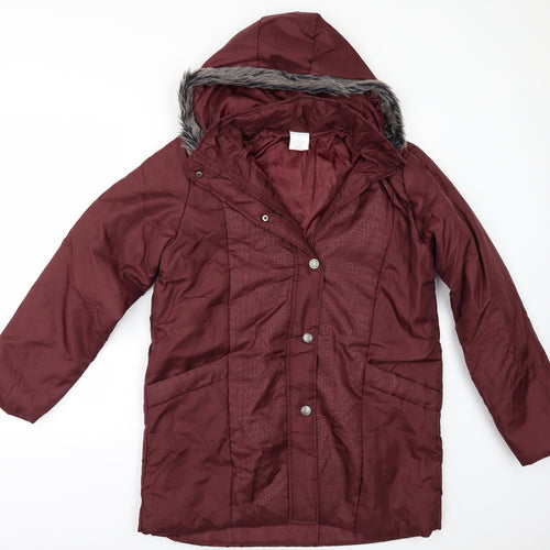 Anne De Lancay Womens Red   Jacket  Size S