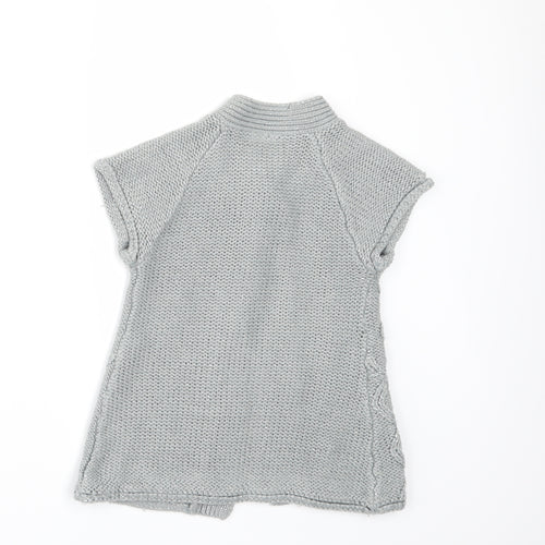 STREET ESSENTIAL Girls Grey   Cardigan Jumper Size 2-3 Years