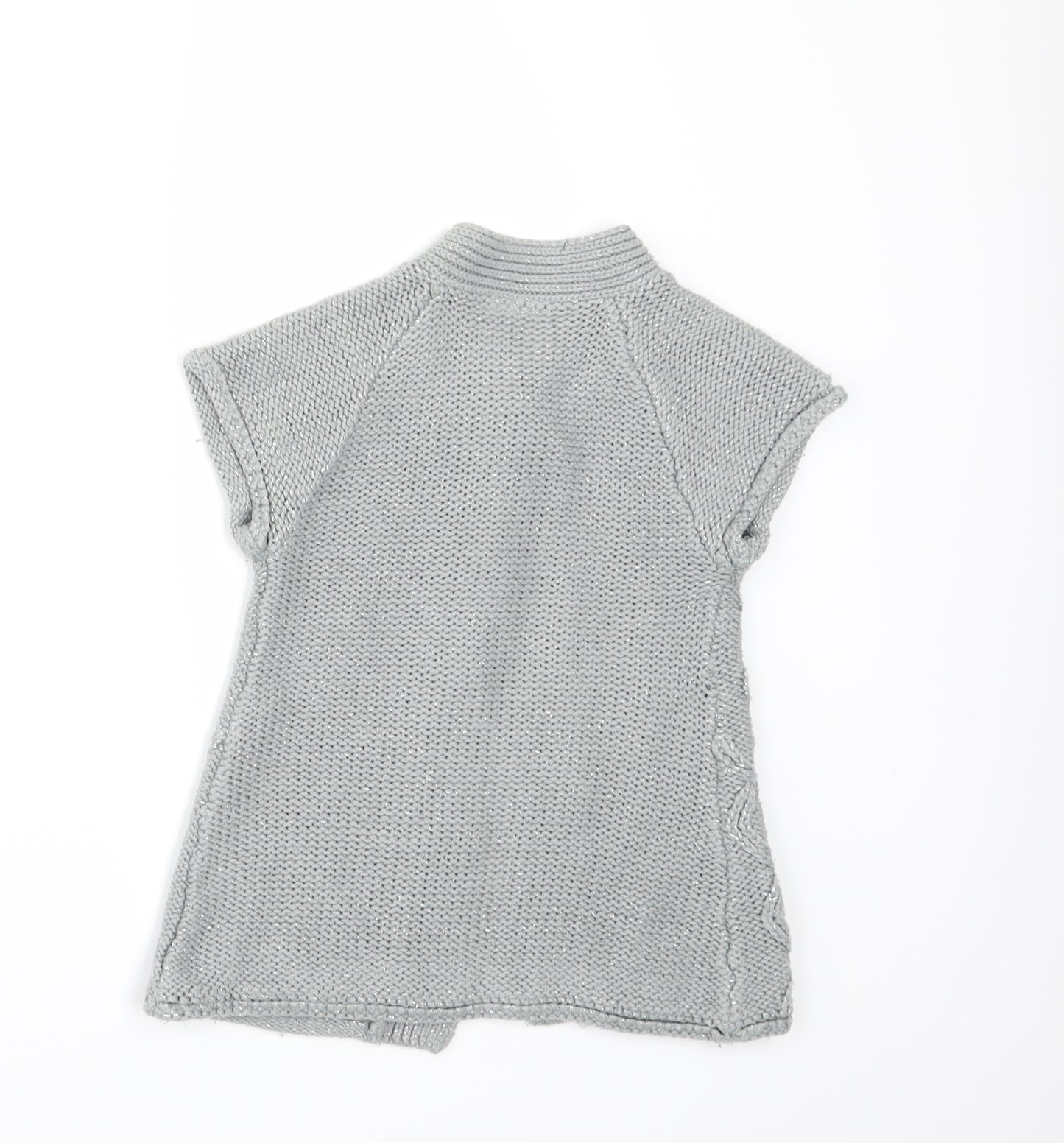 STREET ESSENTIAL Girls Grey   Cardigan Jumper Size 2-3 Years