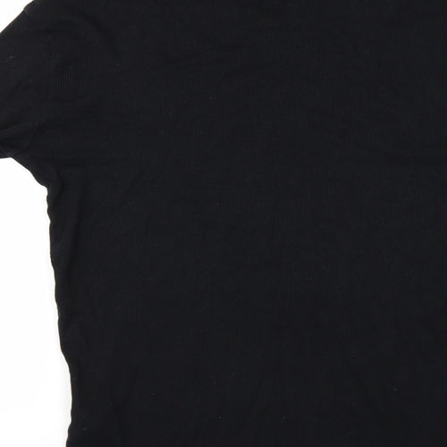 Topshop Mens Black    T-Shirt Size L