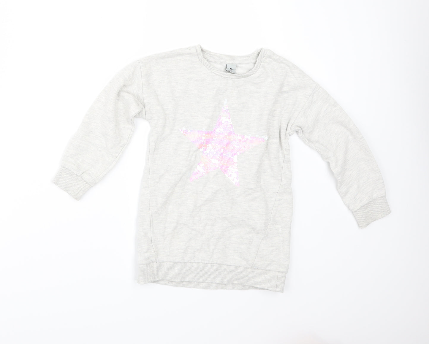TU Girls Grey   Pullover Sweatshirt Size 5 Years