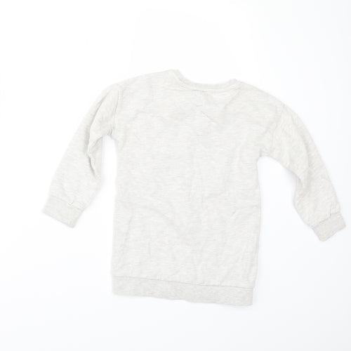 TU Girls Grey   Pullover Sweatshirt Size 5 Years