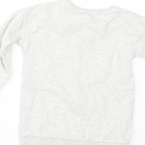 TU Girls Grey   Pullover Sweatshirt Size 5 Years