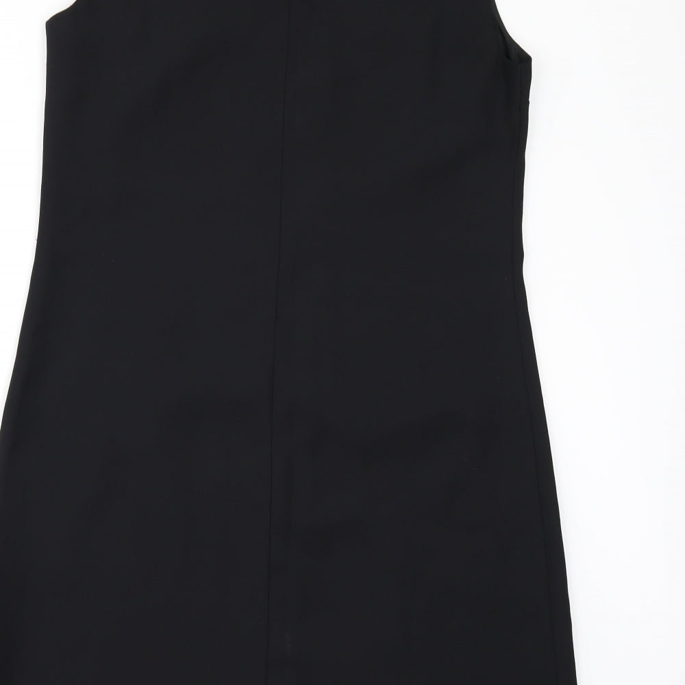 REFEREUCES Womens Black   Pinafore/Dungaree Dress  Size 10