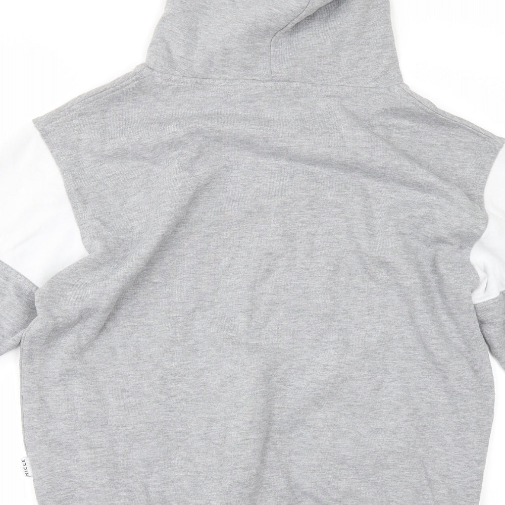 NICCE London Womens Grey   Pullover Hoodie Size S