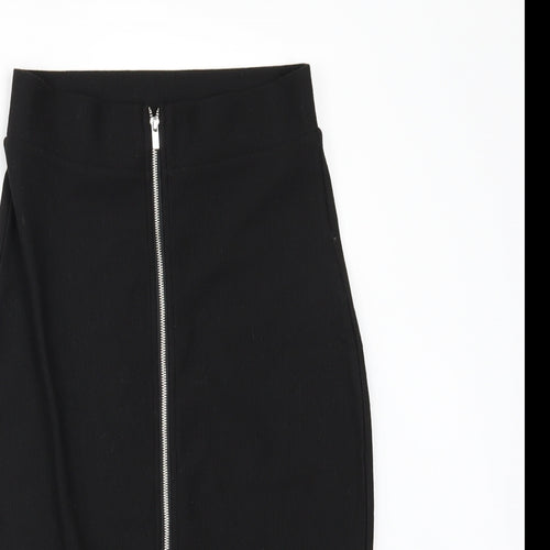 Amisu Womens Black   Straight & Pencil Skirt Size 34 in