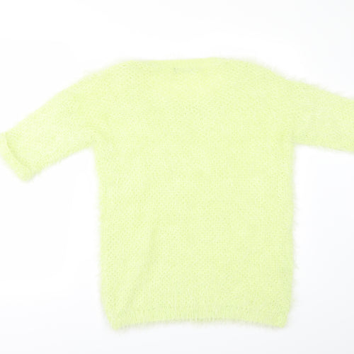 F&F Womens Yellow   Pullover Jumper Size 8