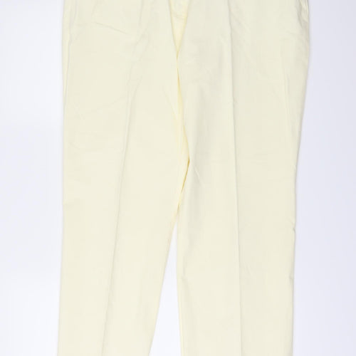 Classic Womens Yellow   Straight Jeans Size 38 in L28 in