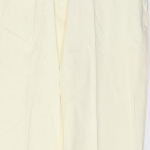 Classic Womens Yellow   Straight Jeans Size 38 in L28 in