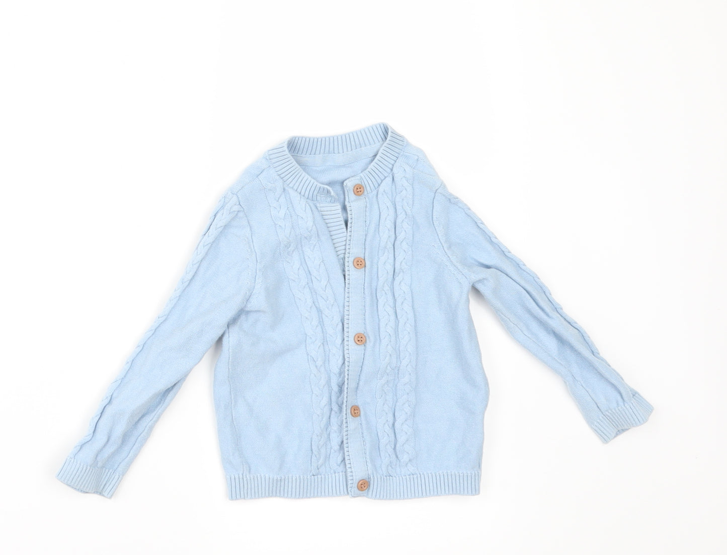 Mothercare Girls Blue   Cardigan Jumper Size 12-18 Months
