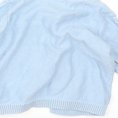 Mothercare Girls Blue   Cardigan Jumper Size 12-18 Months