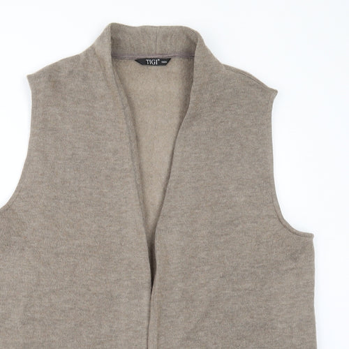 TIGI Womens Beige   Cardigan Jumper Size 20