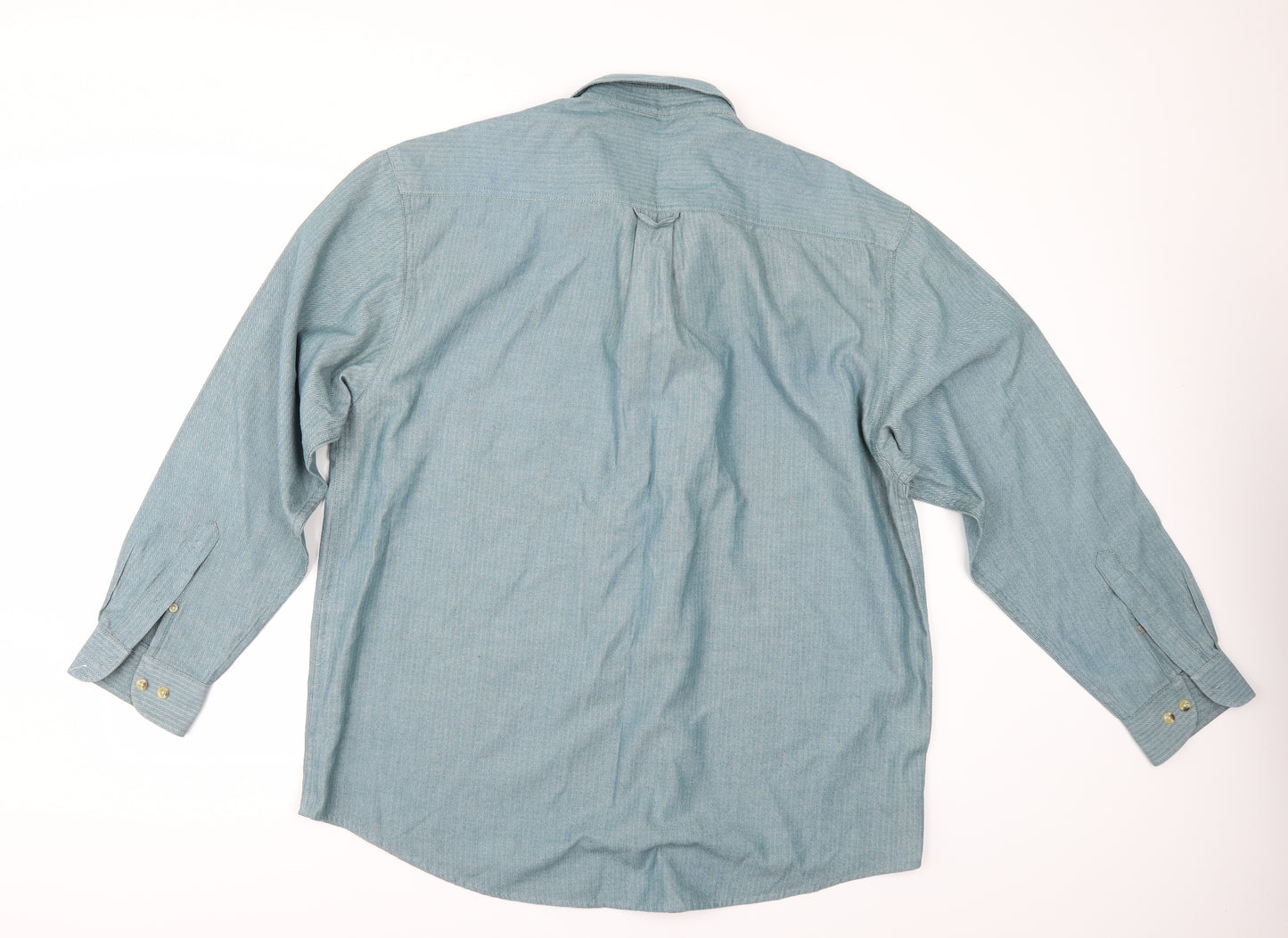 EWM Mens Green    Button-Up Size L