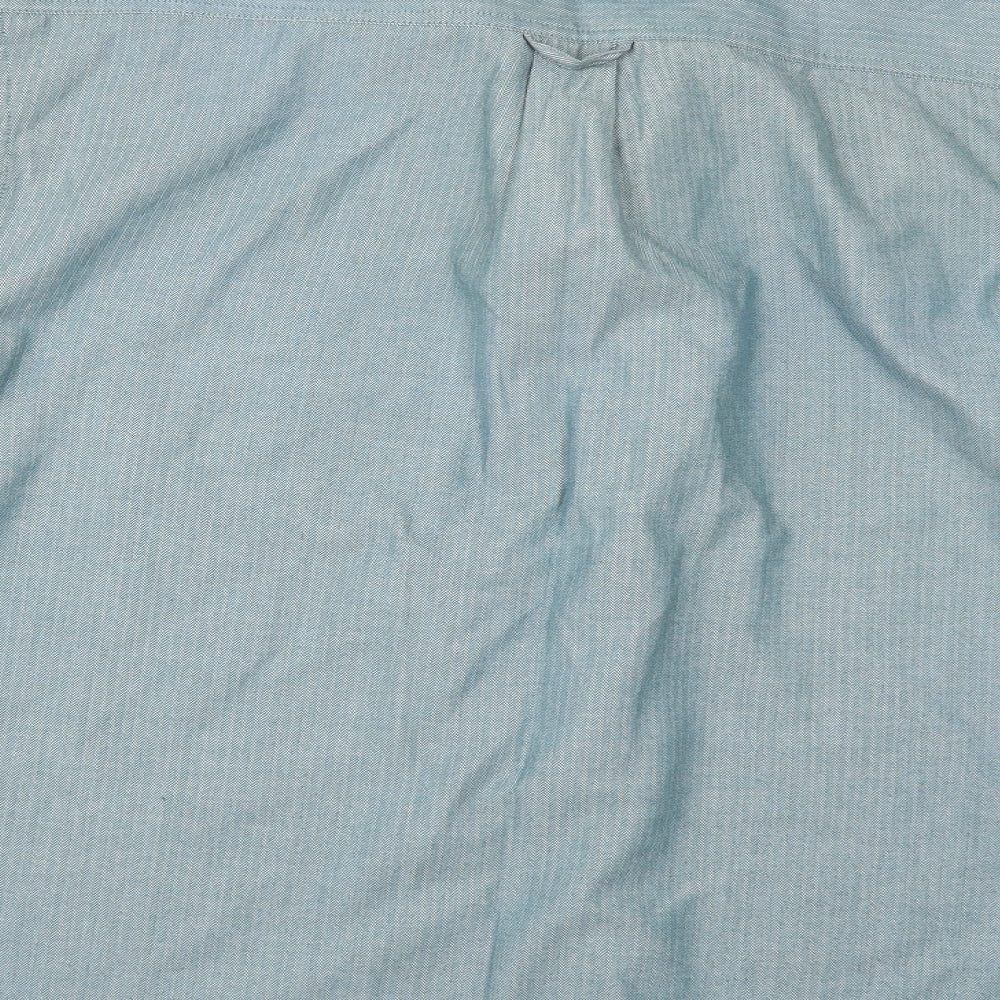 EWM Mens Green    Button-Up Size L