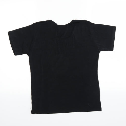 Todays Look Womens Black   Basic T-Shirt Size XL