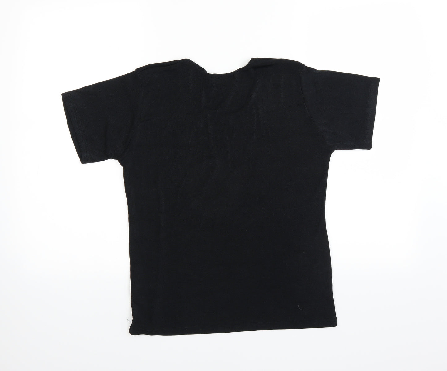 Todays Look Womens Black   Basic T-Shirt Size XL