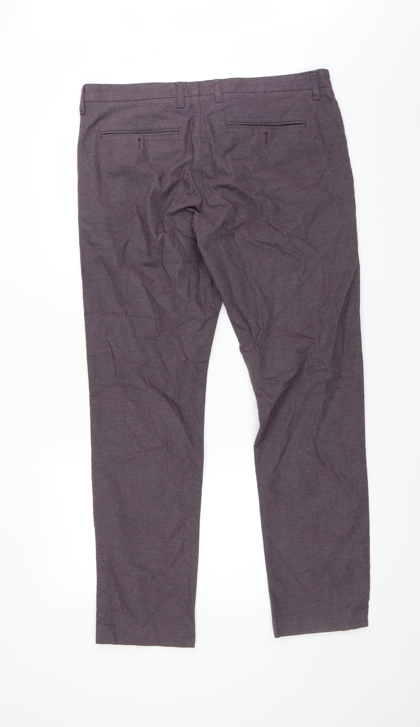 Ted Baker Mens Purple   Trousers  Size 36 in L30 in