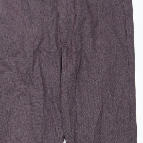 Ted Baker Mens Purple   Trousers  Size 36 in L30 in