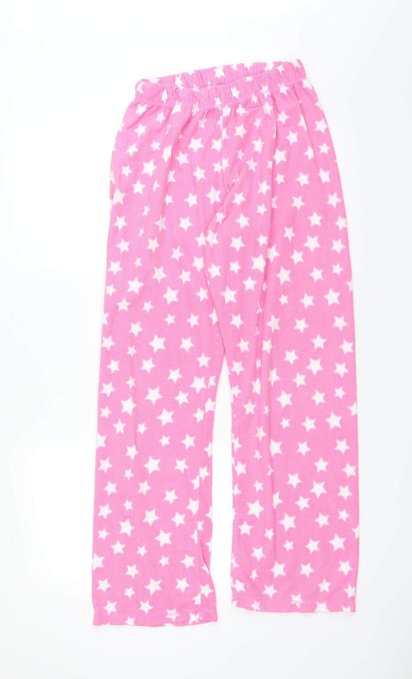 Primark Womens Pink    Pyjama Pants Size 10  - Star pattern