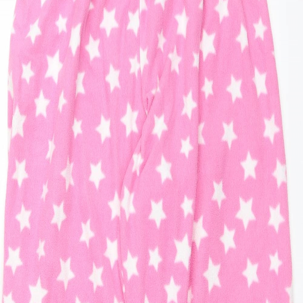 Primark Womens Pink    Pyjama Pants Size 10  - Star pattern