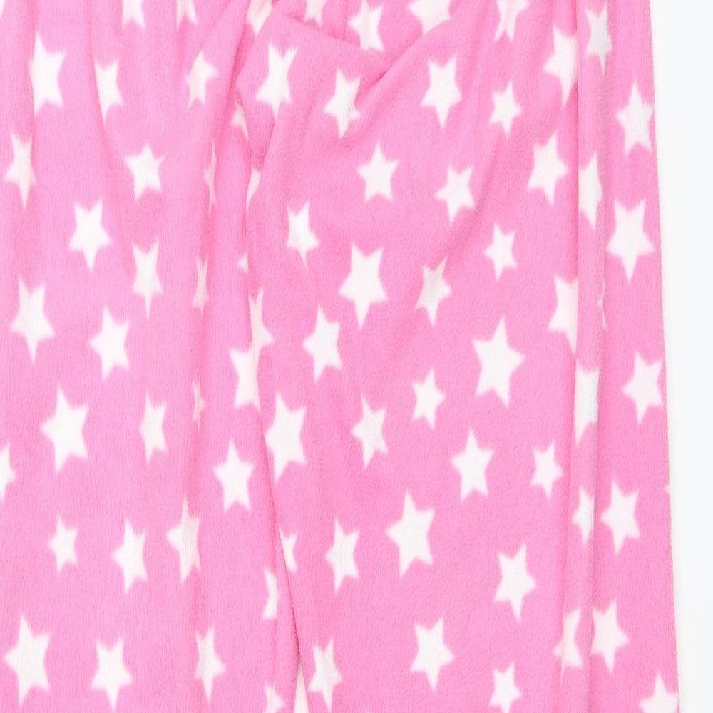 Primark Womens Pink    Pyjama Pants Size 10  - Star pattern