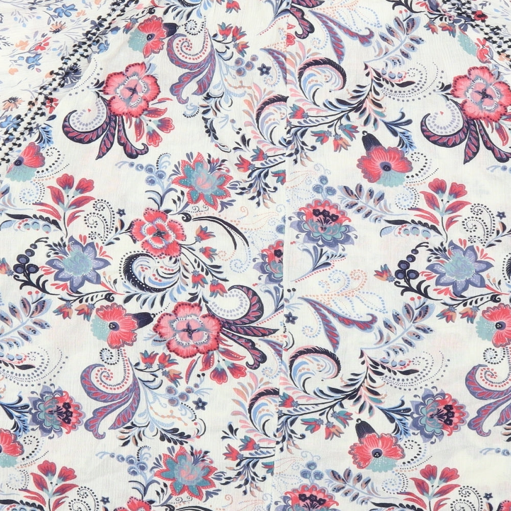 Monsoon Womens Multicoloured Floral  Basic Blouse Size 20
