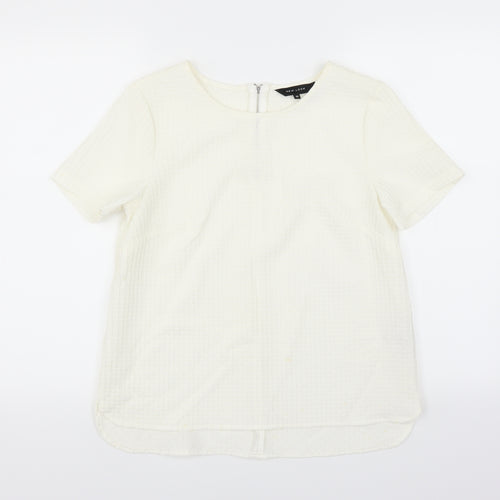 New Look Womens White   Basic Blouse Size 10