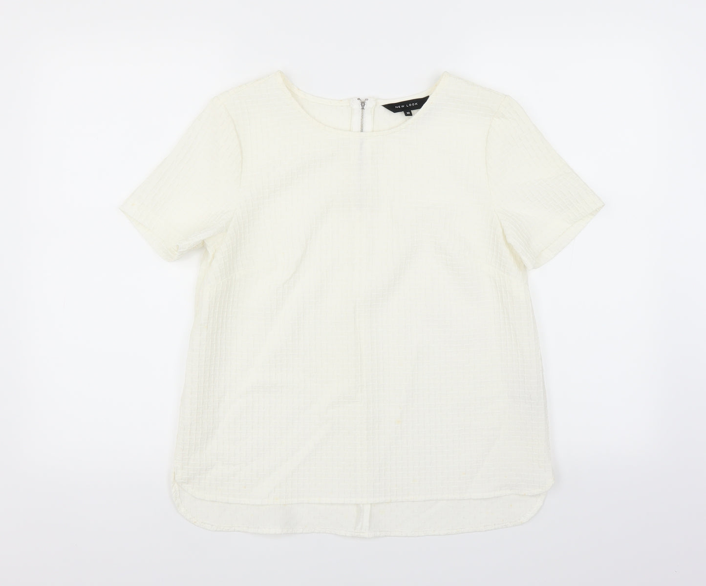 New Look Womens White   Basic Blouse Size 10