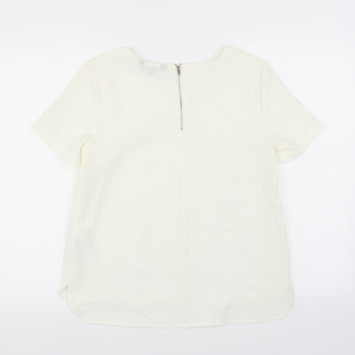 New Look Womens White   Basic Blouse Size 10