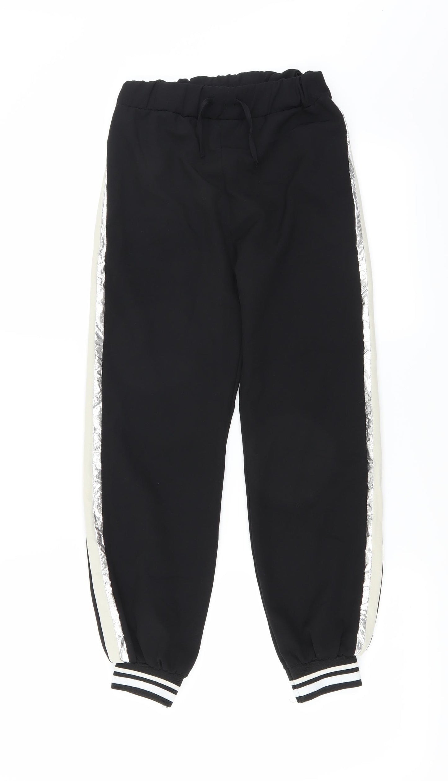 Zara Girls Black   Jogger Trousers Size 11-12 Years