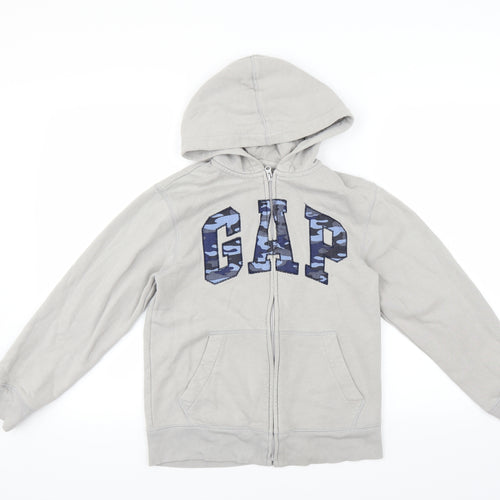 Gap Girls Grey   Full Zip Hoodie Size 12 Years