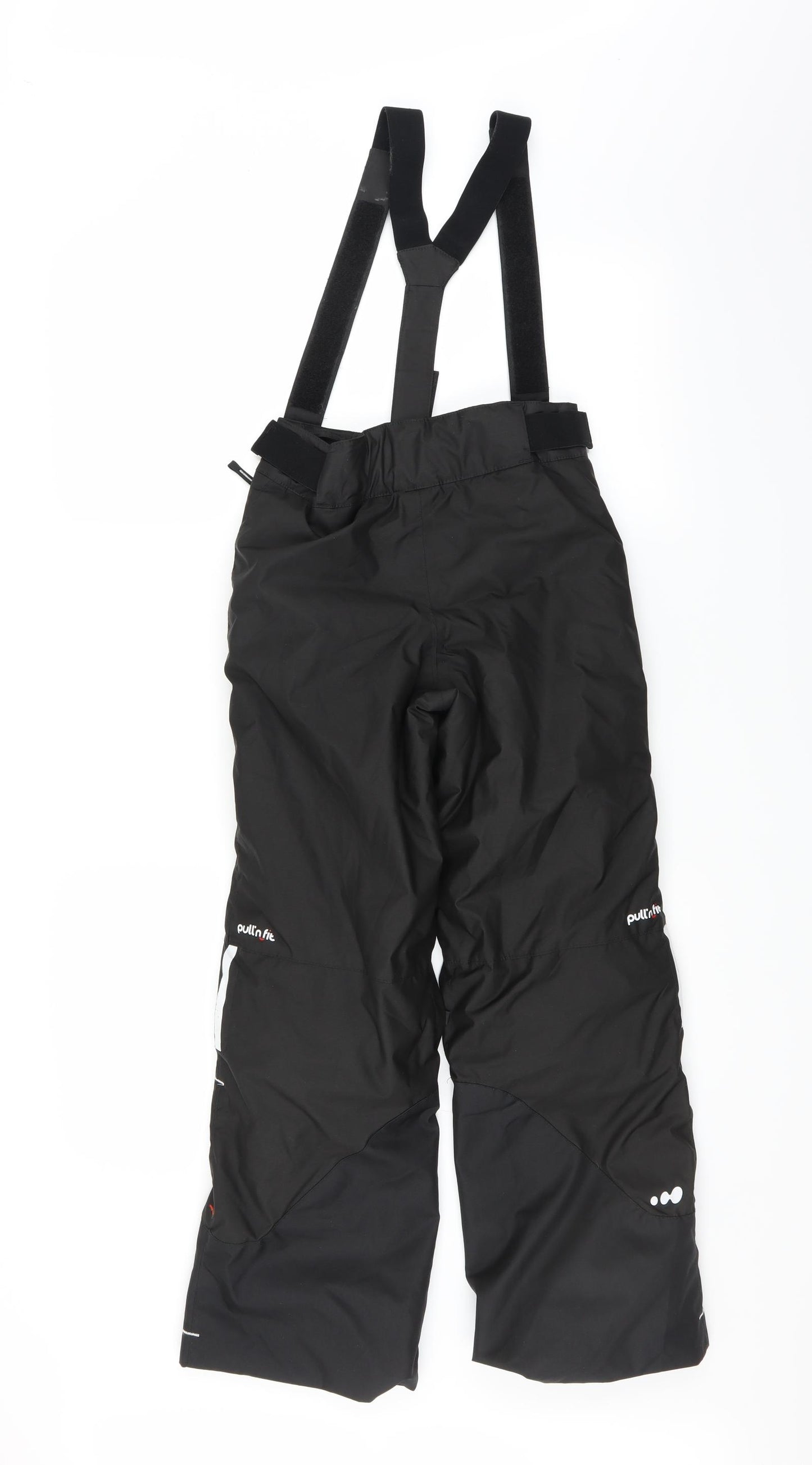 DECATHLON Boys Black   Snow Pants Trousers Size 8 Years