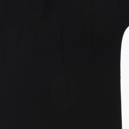 Oasis Womens Black   T-Shirt Dress  Size XS