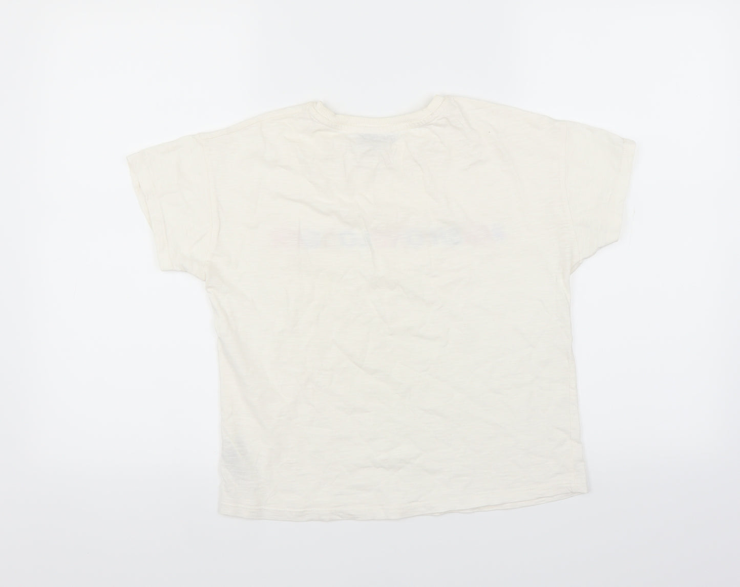 Marks and Spencer Girls White   Basic T-Shirt Size 11-12 Years  - fashion blogger