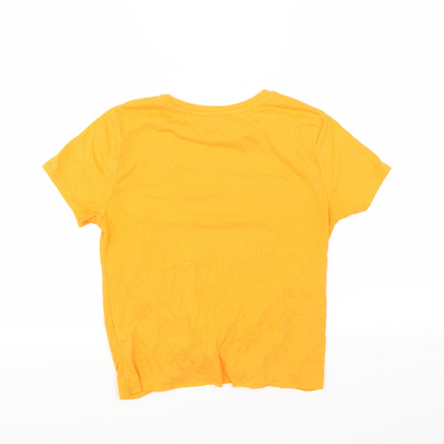 Primark Womens Orange   Basic T-Shirt Size XS