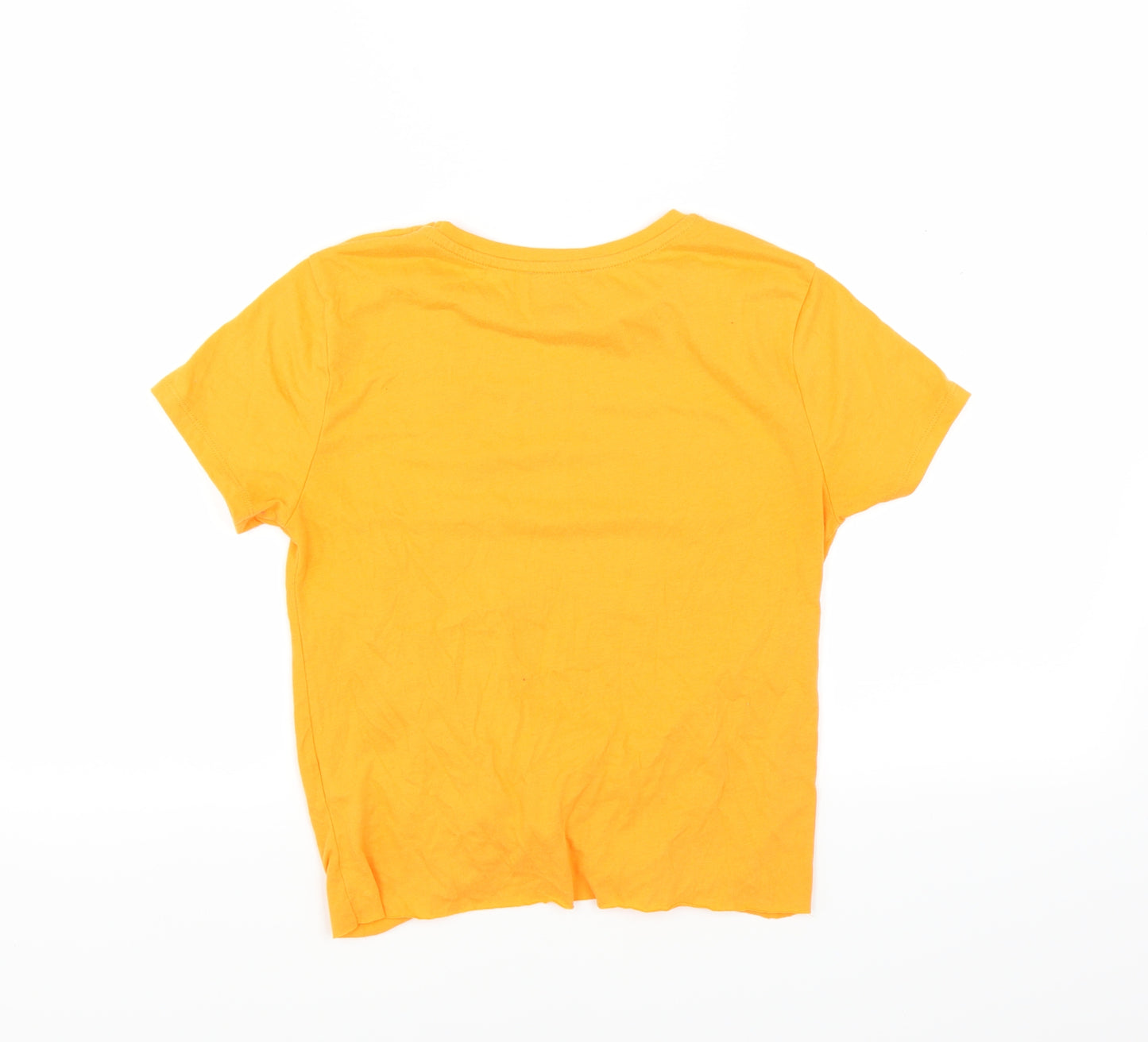 Primark Womens Orange   Basic T-Shirt Size XS