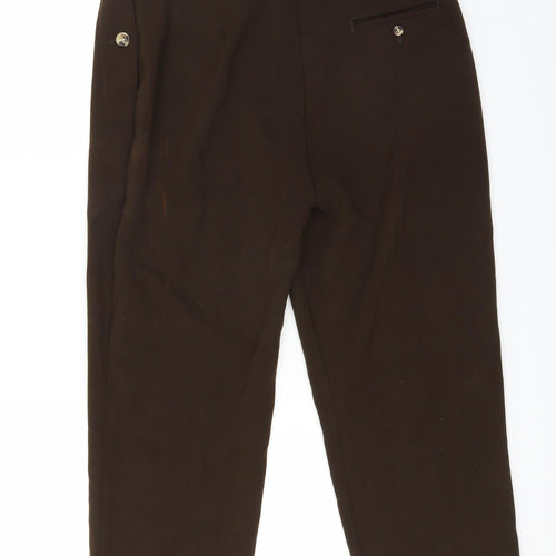 Marks and Spencer Womens Brown   Trousers  Size 14 L23 in